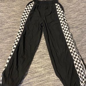 Fashion Nova checkered joggers